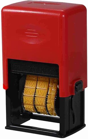 Handheld Date Stamp Printer with QuickDrying Ink – Adjustable 2018–2031, 27mm Wide Print for Bags, Bottles, Cans & Paper (Entity Font) in Saudi Arabia
