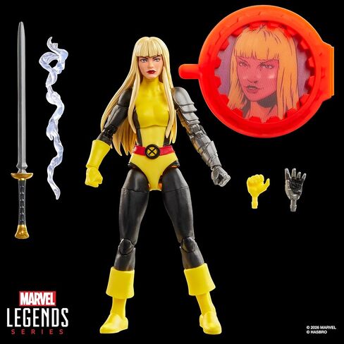 Marvel Legends Series Secret Wars Magik, Retro X-Men and New Mutants Comics Collectible 6 Inch Action Figure with Lenticular Shield in Kuwait