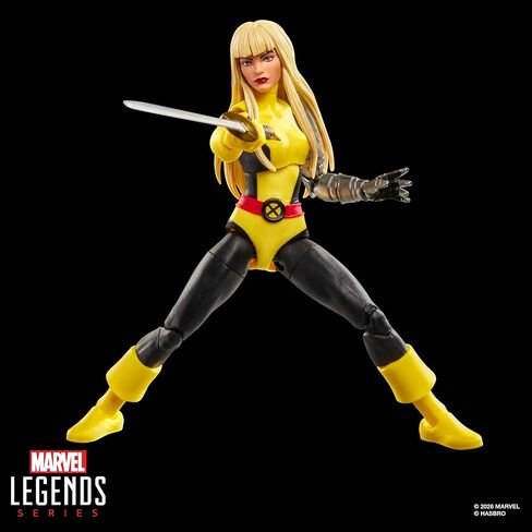 Marvel Legends Series Secret Wars Magik, Retro X-Men and New Mutants Comics Collectible 6 Inch Action Figure with Lenticular Shield in Kuwait