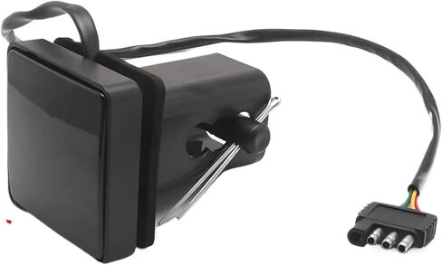 Classic-2Pcs 2 بوصة مدخن 15-LED ضوء الفرامل DRL وصلة مقطورة غطاء صالح سحب وسحب مع دبوس 12 فولت in Kuwait
