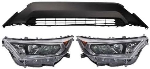 OEM-style 3-Piece Lighting Kit suitable for Toyota Rav4 2019-2021 XLE Japan-built with Tow Hooks in Kuwait
