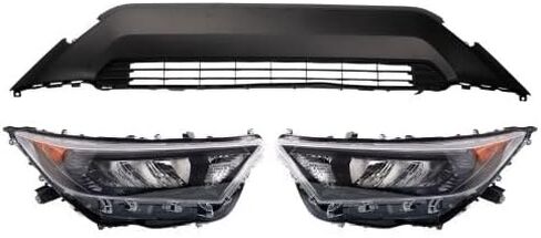 طقم إضاءة بديل مكون من 3 قطع يناسب Toyota Rav4 2019-2021 LE ياباني الصنع (VIN J) مع خطافات سحب in Kuwait
