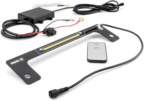 RES-Q Quadratec LED Winch Fairlead Light with Wireless Remote - White and Amber LED Winch Drum Light for Roller and Hawse Fairleads with Sealed Wiring Harness in Kuwait
