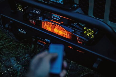 RES-Q Quadratec LED Winch Fairlead Light with Wireless Remote - White and Amber LED Winch Drum Light for Roller and Hawse Fairleads with Sealed Wiring Harness in Kuwait