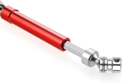 2PCS Metal Drive Shaft 110-160mm for 1/10 Scale RC Rock Crawler Compatible with 90046 Model in Kuwait