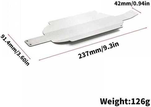 16101 16102 16103 Pro Stainless Steel Chassis Armor Gearbox Cover Skid Plate Upgrade Part for 1 16 Scale RC Cars Compatible with Various Models in Kuwait