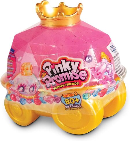 مجموعة صندوق BANDAI TH00002 Pinky Promise Royal Carriage Blind Box تتضمن 3 أصدقاء جيمي قابلين للجمع و2 دبوس شعر، ومزج وتطابق الأحجار الكريمة والمجوهرات من أجل متعة شخصية in Kuwait