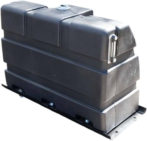 Mytee Products UR50P 50 Gallon Upright Polymer Hydraulic Reservoir with Mounting Assembly & 2" NPT Ports - Rust Free Polyethylene Fuel Transfer Tank Fits A2000 P050B2AAGXY in Kuwait