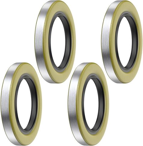 010-036-00 أختام شحم الشفاه المزدوجة - لمحاور محور عجلة المقطورة 5200-7000LB D42، استبدل المقطورة RV Dexter 01003600 10-36 Texcom 22333TB 2.250 "ID x 3.376" OD سدادة شحم عجلة محور المقطورة، حزمة من 4 in Kuwait