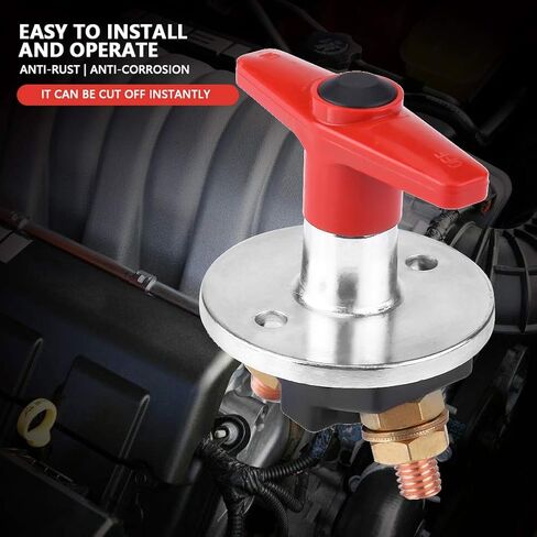 ABS البلاستيك بطارية قطع التبديل 300A 60V على الفور قطع الطاقة لشاحنة السيارة، وتصميم مكافحة مكافحة تخفيف، ومنع استنزاف البطارية للتخزين في فصل الشتاء in Kuwait