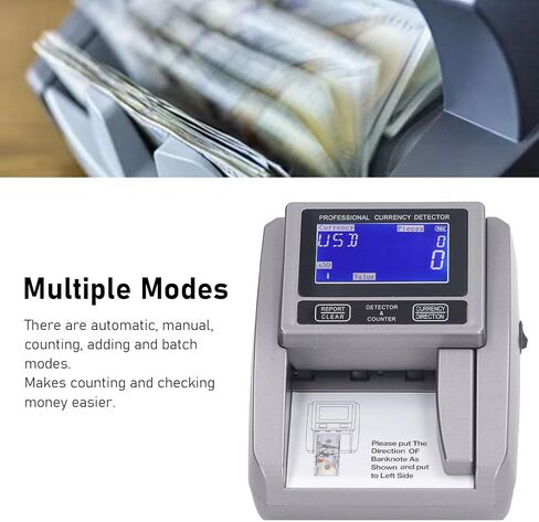 Portable Dollar Counter, Handheld Bill Counter with LED Display Compact Efficient Cash Counting Machine for Small Businesses Retail Stores and Home Use in Kuwait