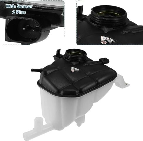 Engine Coolant Reservoir Tank With Cap 1665000049 2105010615 EPT0126 Compatible With W166 ML250 ML400 ML350 X164 GLE350 GL63 in Kuwait