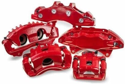S4600 High-Temp Red Powder Coated Calipers Pair Front S4600 in Saudi Arabia
