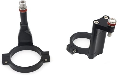 Motorcycle Steering Stabilizer Bracket Damper Stabilizers & Dampeners Kits Compatible with CFMOTO 450SR 450SRS 450SS 2022-2024,CNC Aluminum (Carbon Fiber, Damper+Bracket) in Saudi Arabia