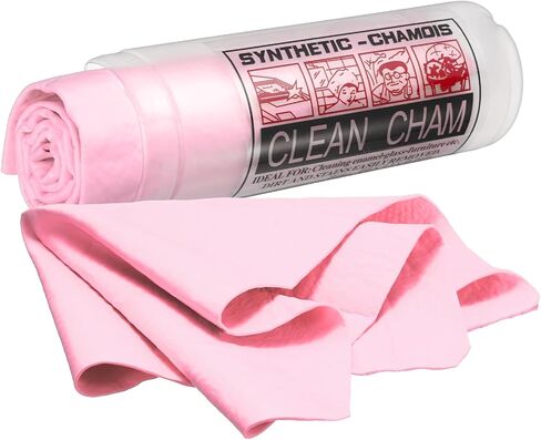 HARFINGTON Car Premium Shammy Cloth 26" x 16.9" PVA Chamois Wash Drying منشفة فائقة الامتصاص ولا تسبب خدوش في دلو على شكل D للسيارات والدراجات النارية وأسطح الزجاج والكمبيوتر المحمول، أصفر in Kuwait