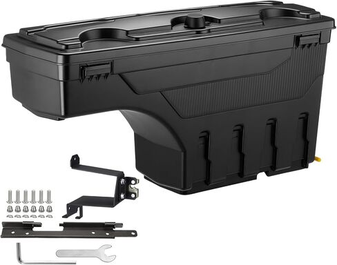 صندوق تخزين سرير الشاحنة GEARLAST مناسب لجانب الركاب Chevy/GMC Silverado/Sierra 2500/3500HD 2020-2025، صناديق الأدوات اليمنى in Kuwait