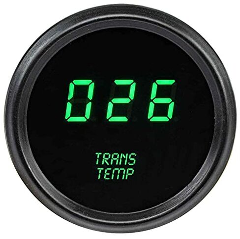 JEGS 41447 2-1/16 بوصة مقياس درجة حرارة ناقل الحركة LED باللون الأخضر in Kuwait