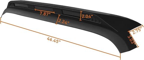 غطاء محرك السيارة هوك رود رانجلر JK Bug Deflector Shield واقي من الحجر مع أضواء كهرمانية 3 × 3 وات لسيارة جيب رانجلر JK & JKU غير المحدودة صحارى روبيكون سبورت 2007-2018 in Kuwait