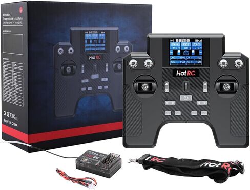 HOTRC HT-8A RC 8-قناة لوحة التحكم عن بعد والاستقبال لطائرة هليكوبتر قارب سيارة RC in Kuwait