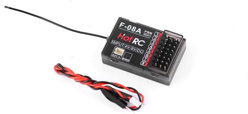 HOTRC HT-8A RC 8-قناة لوحة التحكم عن بعد والاستقبال لطائرة هليكوبتر قارب سيارة RC in Kuwait