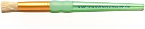 5/8" Stencil Brush - Natural White Bristle in Kuwait
