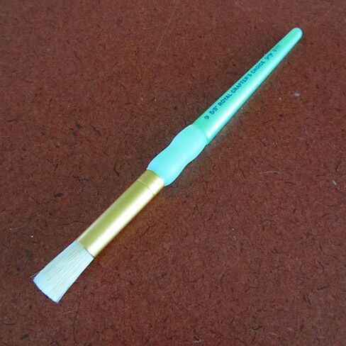 5/8" Stencil Brush - Natural White Bristle in Kuwait