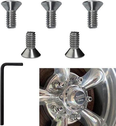 970076 Wheel Center Cap Screws Allen Head & Allen Wrench, Fit for American Racing Torq Thrust Wheels, 20 Pcs in Saudi Arabia