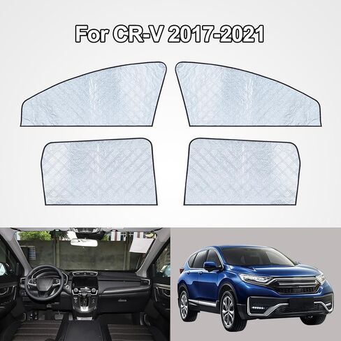 for CRV 2017-2021 Car Window Sun Shade, Automobile Sunshade Covers for Front and Rear Windows, 4 Piece Set in Kuwait