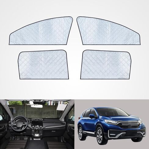 for CRV 2017-2021 Car Window Sun Shade, Automobile Sunshade Covers for Front and Rear Windows, 4 Piece Set in Kuwait