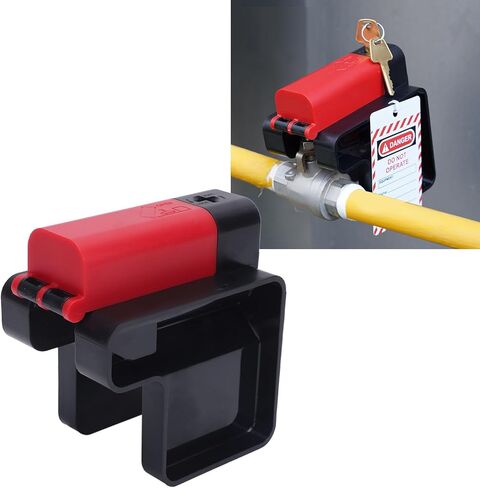Self-Locking Valve Lock Set, Valve Safety Lock Set, Multifunctional, User Friendly, ABS, Integrated Design, Good Insulation for Industry in Kuwait