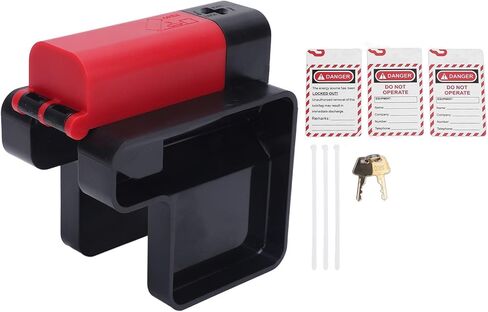 Self-Locking Valve Lock Set, Valve Safety Lock Set, Multifunctional, User Friendly, ABS, Integrated Design, Good Insulation for Industry in Kuwait