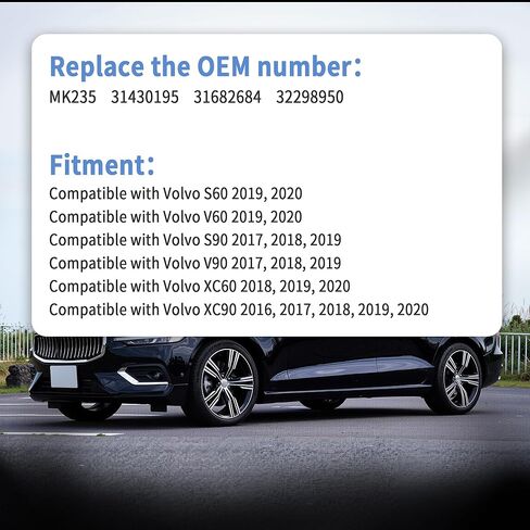 حامل دعامة عزم دوران المحرك متوافق مع فولفو S60 V60 2019 2020، متوافق مع فولفو S90 V90 2017-2019، متوافق مع فولفو XC60 2018-2020، متوافق مع فولفو XC90 2016-2020 in Kuwait