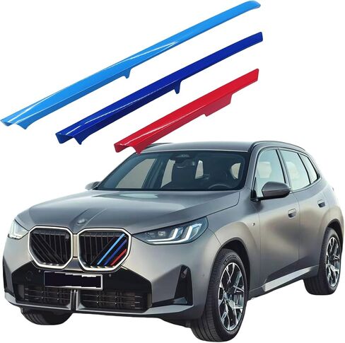 إدراج شبكة السيارات لسيارات BMW X3 G01 2018-2021 X4 G02 2019-2021 (ليس لـ AWD) 7 شبكات، ملحقات الشواية الأمامية in Kuwait