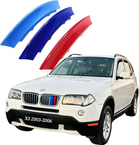 إدراج شبكة السيارات لسيارات BMW X3 G01 2018-2021 X4 G02 2019-2021 (ليس لـ AWD) 7 شبكات، ملحقات الشواية الأمامية in Kuwait