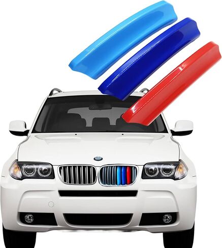 إدراج شبكة السيارات لسيارات BMW X3 G01 2018-2021 X4 G02 2019-2021 (ليس لـ AWD) 7 شبكات، ملحقات الشواية الأمامية in Kuwait