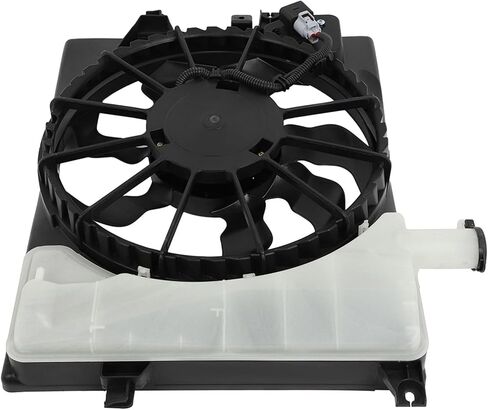 Cooling Fan Assembly Compatible with 2015-2018 for Kia for Forte5 2.0L 2014-2016 for Hyundai for Elantra 2.0L,Replacement for Engine Cooling Fan & Radiator & A/C Condenser in Kuwait