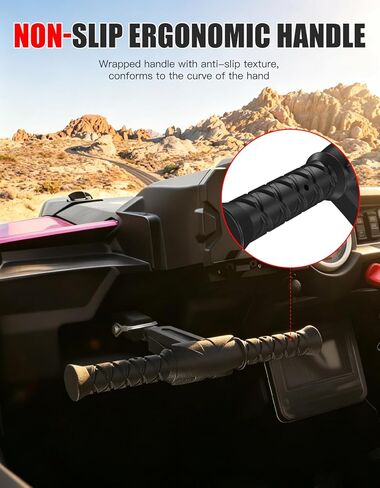 مجموعة مقبض قضيب الإمساك للركاب من أجل Polaris RZR XP 1000، قضيب الإمساك الواقي للركاب من أجل Polaris Trail Turbo S/RZR 570 800 900 2012-2023، استبدال #2634200 in Kuwait