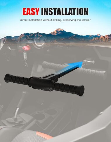 مجموعة مقبض قضيب الإمساك للركاب من أجل Polaris RZR XP 1000، قضيب الإمساك الواقي للركاب من أجل Polaris Trail Turbo S/RZR 570 800 900 2012-2023، استبدال #2634200 in Kuwait