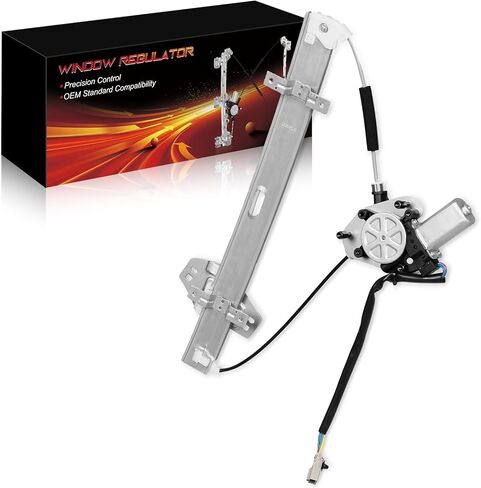 Front Left Driver Side Power Window Regulator with Motor for:-Honda Accord Dx Ex Lx 1998-2002, Accord Se 2000 2002, Accord Value Package 2001 2002, 4 Pins Connector Replace# 72250S84A02 741-766 in Kuwait