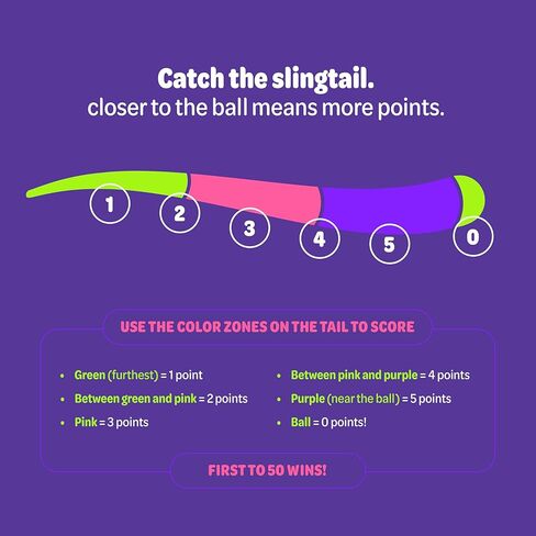 لعبة كرة Slingtail المضيئة - ألعاب ذيل البيسبول للأولاد الذين تتراوح أعمارهم بين 8 9 10 11 12 13 - هدايا عيد ميلاد للمراهقين - أفكار هدايا للأولاد المراهقين - هدايا للأولاد بعمر 12 عامًا - ألعاب الصيف على الشاطئ للأطفال والمراهقين in Kuwait