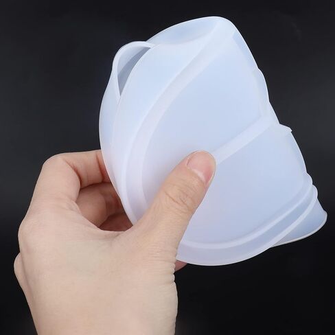 Oval Silicone Coaster Mold | DIY Jewelry Making Kit for Resin, Clay, Wax & Baking, Durable Translucent Craft Mold for Gifts & Decorations in Kuwait