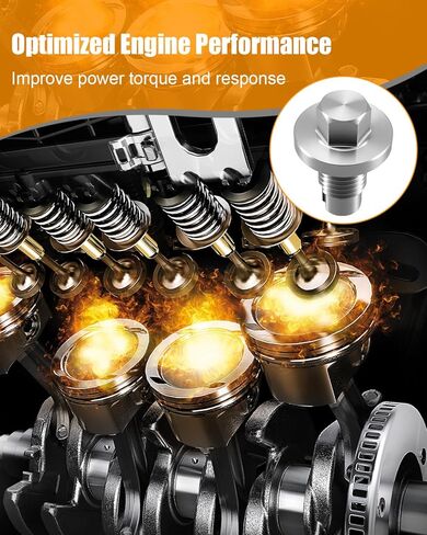 طقم برغي نازف الشاحن الفائق من TIKSCIENCE مناسب لسيارة Audi A6 A7 A8 Q5 Q7 S4 S5 SQ5 Volkswagen Touareg Hybrid 3.0 استبدال 06E 127 535B، برغي نازف من الفولاذ المقاوم للصدأ، قطعتان in Kuwait