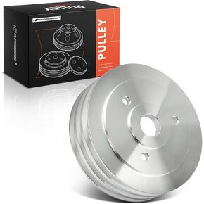 A-Premium 6.4 Inch Crankshaft Pulley with Triple-Groove Machined Aluminum Compatible with 1965 1966 1967 1968 Chevrolet Big Block V8 396, 402, 427, 454, Short Water Pump in Kuwait