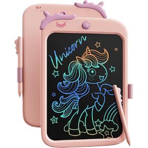 8.5 inch LCD Writing Tablet for Kids, Unicorn Toys Gifts for Girls Aged 3-5, Toddler Girl Kids Educational Travel Toy, Birthday Gift for 3 4 5 6 7 8 9 Year Old Girl (Purple in Kuwait