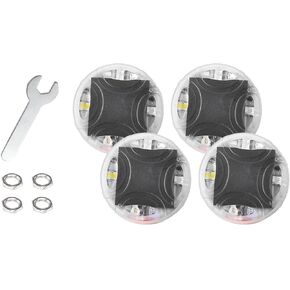 4 PCS Car Tire Wheel Lights, Colorful Flashing Tire Valve Stem Cap Lights with Motion Sensor, Waterproof Solar Wheel Valve Cap Flash Light for Cars Trucks Motorcycles in Kuwait