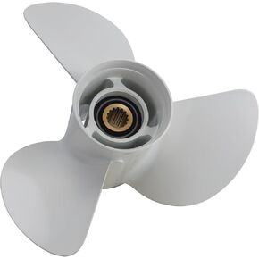 13 x 19 | 6E5-45941-00-EL OEM Upgrade Aluminum Outboard Moto Boat Propeller fit Yamaha Engines 60-115 HP, 15 Spline Tooth in Kuwait