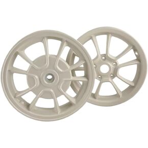 Aluminum Front And Rear Wheel Rim Compatible With 150 Sprint 150 50 S Motorcycle Scooter(WHITE) in Kuwait