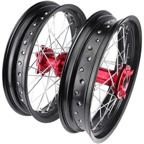 مجموعة عجلات دراجة نارية 3.50x17 4.25x17 إطارات من الألومنيوم متوافقة مع EXC EXC-E SX SX-F XCW 150 200 250 300 350 450 2003-2018 in Kuwait