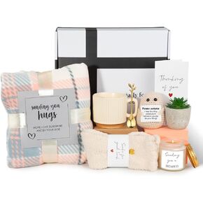 Mothers Day Gifts for Mom Grandma Wife Sister Friend - 10pcs Self Care Gifts for Women,Get Well Soon Gift Baskets for Women, Get Well Care Package for Woman, Thinking of You Gift in Kuwait