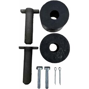 Belgrade Parts & Service, Inc. مجموعة أدوات السكك الحديدية المنزلقة Automann Fontaine مجموعة دبابيس العجلة الخامسة مع البطانات لعجلات Fontaine الخامسة KP110 لجميع أنواع الشاحنات شبه المتوافقة مع KITPIN136 وKITPIN191 وK in Kuwait